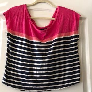 American Eagle flowy crop shirt